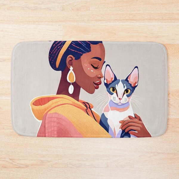 Item preview, Afro girl is holding pretty can in her arms designed and sold by igvee.