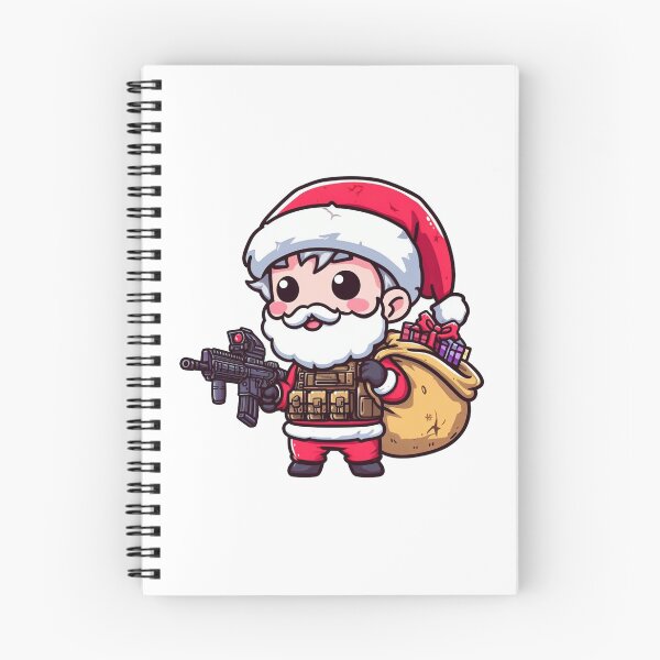 Item preview, Cute santa in a tactical gear designed and sold by Wxjtecki.