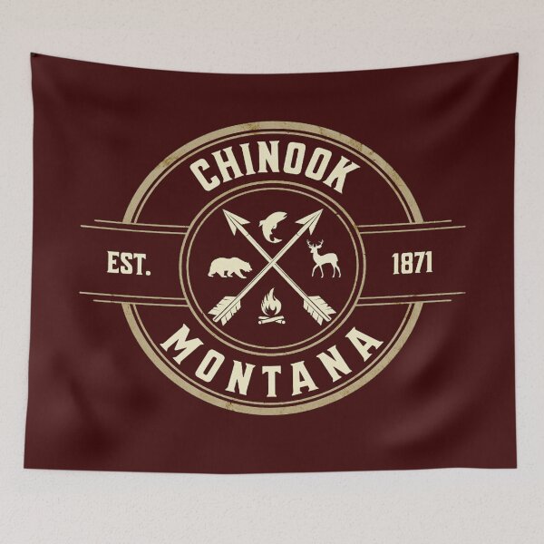 Item preview, ( 406 ) Chinook Montana  Est  1871 designed and sold by Gilby-Designs.