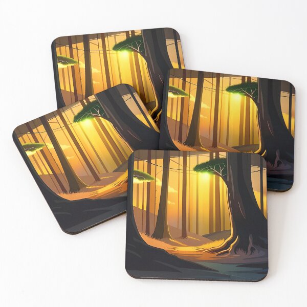 Item preview, Mystical Yellow Forests designed and sold by WhimsyRealm.