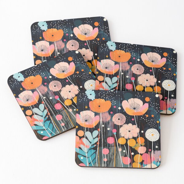 Item preview, Watercolor Colorful Floral Art designed and sold by GulDesignCo.