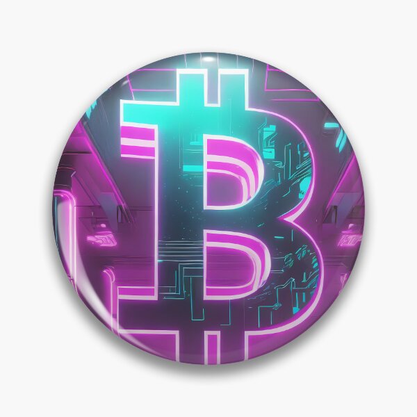 Item preview, Bitcoin symbol in neon environment designed and sold by polemon.