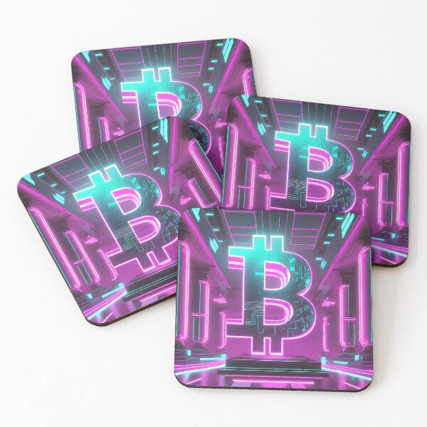 Item preview, Bitcoin symbol in neon environment designed and sold by polemon.