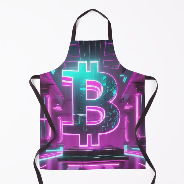 Item preview, Bitcoin symbol in neon environment designed and sold by polemon.