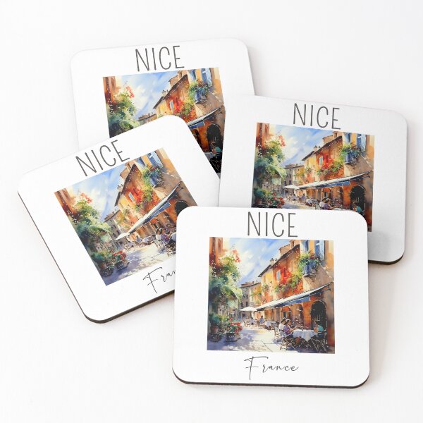 Item preview, Watercolor Design of Nice - France  designed and sold by Sketch-Shack.