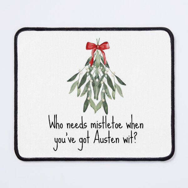 Item preview, Jane Austen Christmas Mistletoe designed and sold by MerytonGallery.