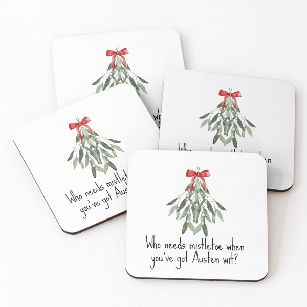 Item preview, Jane Austen Christmas Mistletoe designed and sold by MerytonGallery.
