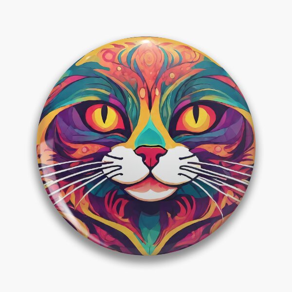 Item preview, Psychedelic Cat designed and sold by AzDrop.