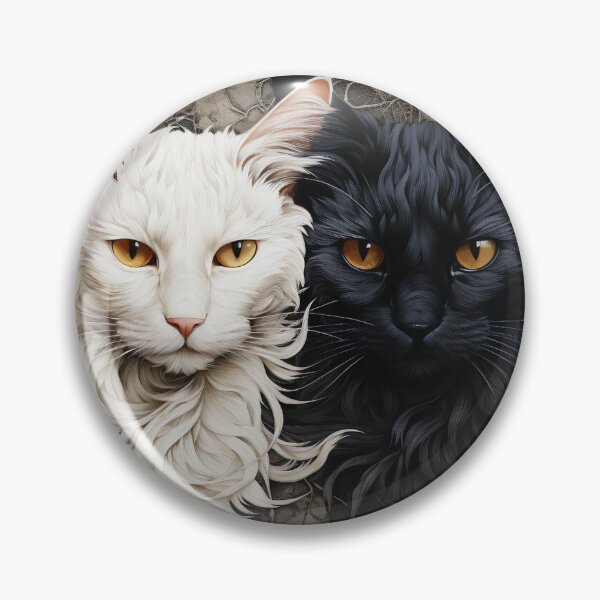 Item preview, Ying Yang Cats designed and sold by bivido.