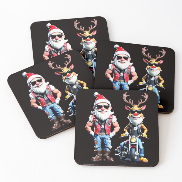 Item preview, The Christmas Gang 4-Santa Claus & Reindeer/Santa & Rednose designed and sold by Wonder-Place.