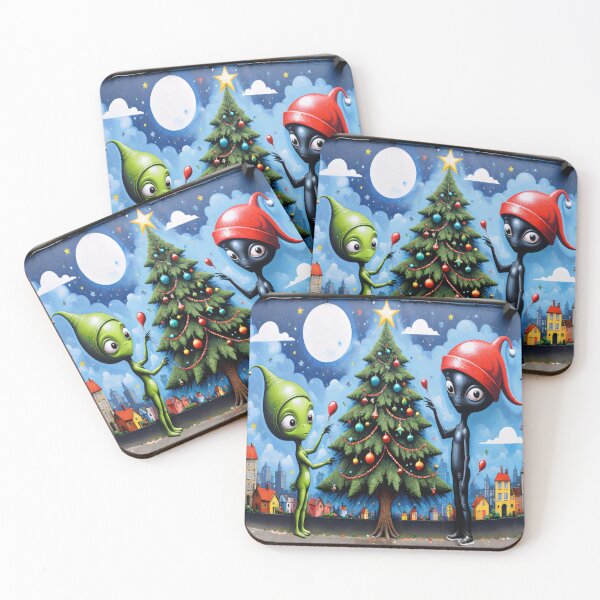 Item preview, Christmas & Winter: Extraterrestrial Holiday Bliss designed and sold by ArtsyInventor.