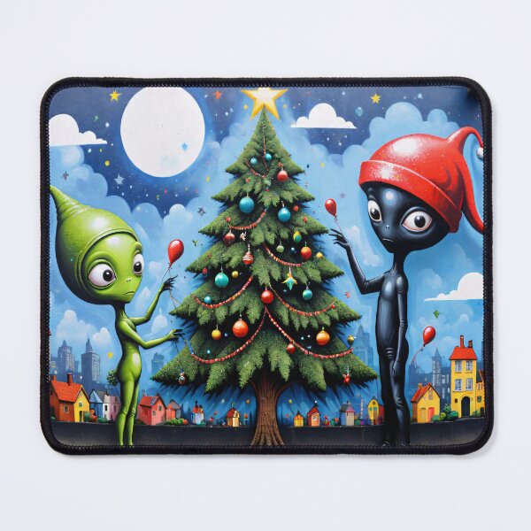 Item preview, Christmas & Winter: Extraterrestrial Holiday Bliss designed and sold by ArtsyInventor.