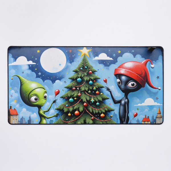 Item preview, Christmas & Winter: Extraterrestrial Holiday Bliss designed and sold by ArtsyInventor.
