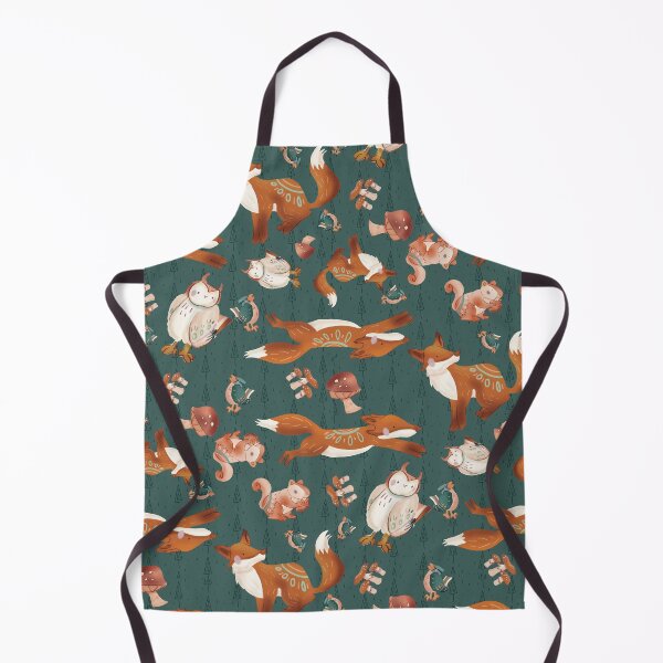Item preview, Cute Forest Animals Toss Cottagecore Pattern designed and sold by dreamlara.