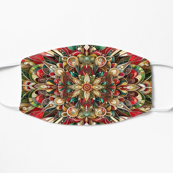 Christmas Pattern Flat Mask