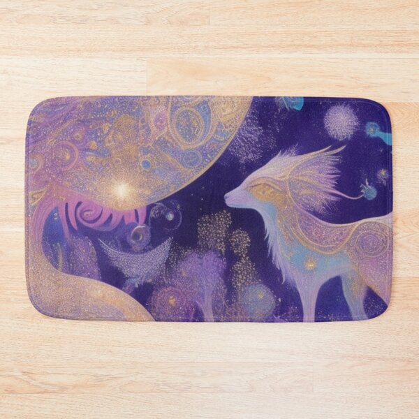 Item preview, Wolf Moon Serenity - Surreal Art - home decor designed and sold by crea8iveway.
