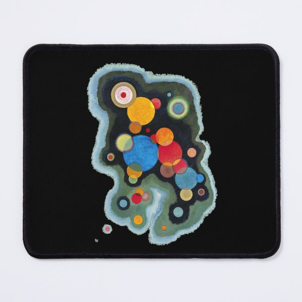 Item preview, Copy of HD. On a black background, Ohne Titel, by Wassily Kandinsky designed and sold by MINDTHECHERRY.
