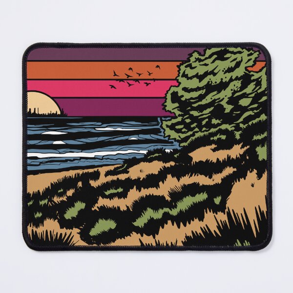 Item preview, Lakeview Sunset Indiana Dunes Poster designed and sold by indianadunes.