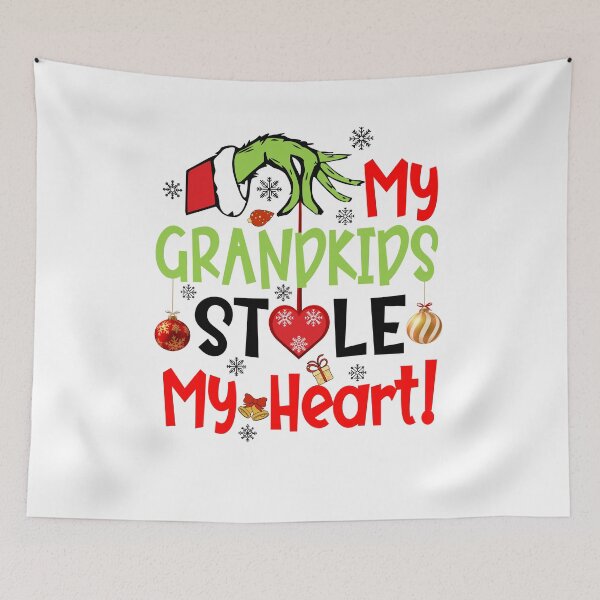 Item preview, My Grandkids Stole My heart, Funny grandkids christmas designed and sold by jaggyboy.