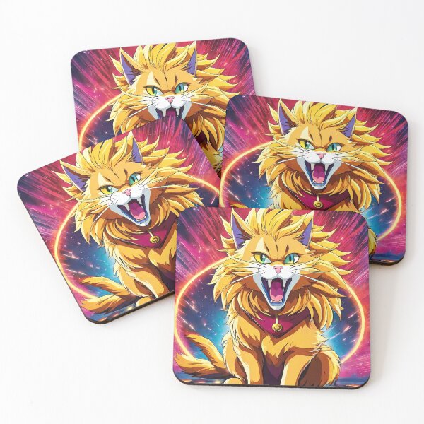 Item preview, Cat Super Saiyan designed and sold by AzDrop.