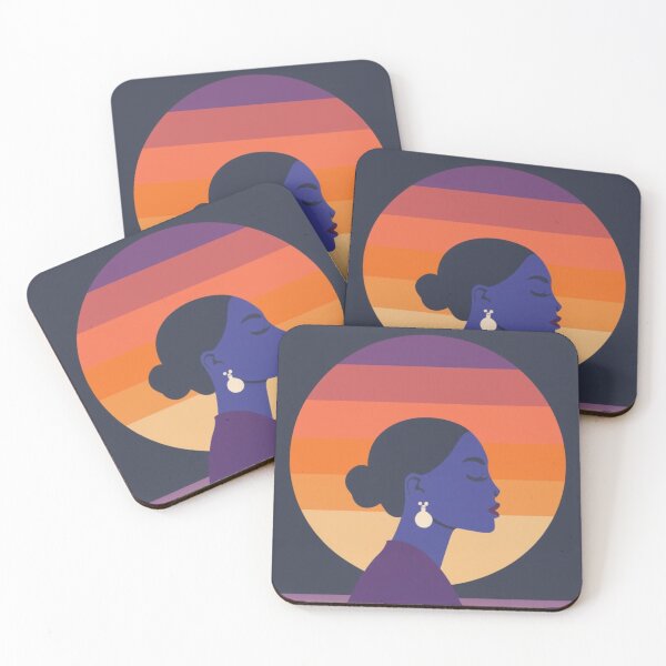 Item preview, Woman's silhouette in sunset tones designed and sold by Magico Paco.