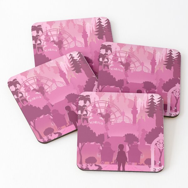 Item preview, Dream Light Valley Landscape - Pink designed and sold by Redfoxart21.