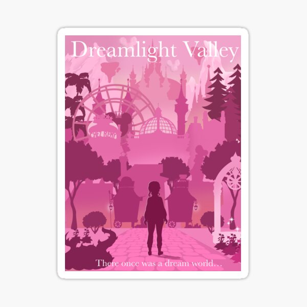 Item preview, Dream Light Valley Landscape - Pink designed and sold by Redfoxart21.