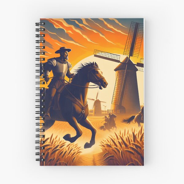 Item preview, Don Quixote Attacking Windmills designed and sold by ClassicRetroism.