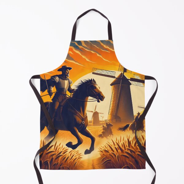 Item preview, Don Quixote Attacking Windmills designed and sold by ClassicRetroism.