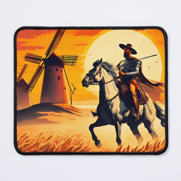 Item preview,  Don Quixote Attacking Windmills designed and sold by ClassicRetroism.