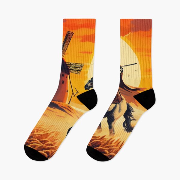 Item preview,  Don Quixote Attacking Windmills designed and sold by ClassicRetroism.