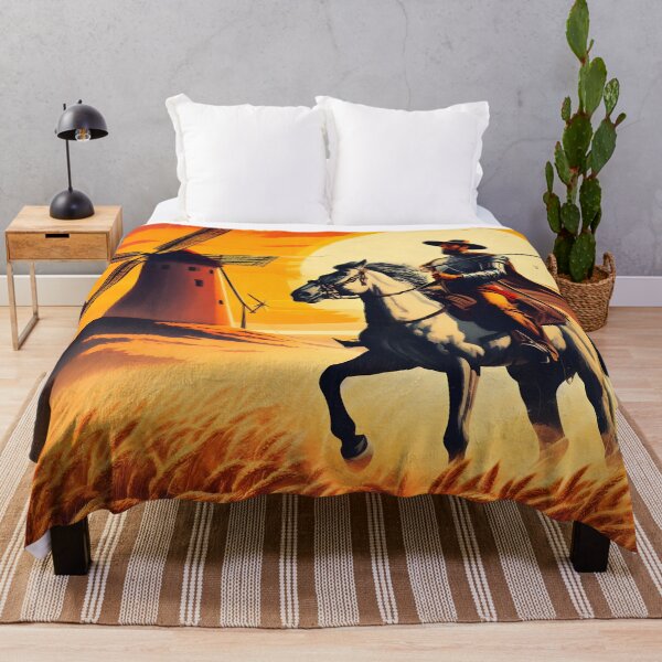 Item preview,  Don Quixote Attacking Windmills designed and sold by ClassicRetroism.