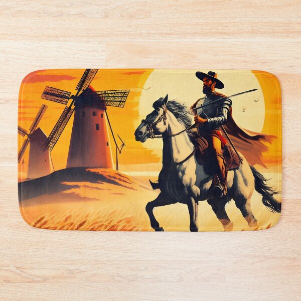 Item preview,  Don Quixote Attacking Windmills designed and sold by ClassicRetroism.