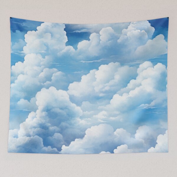 Item preview, Watercolor cloudy sky  designed and sold by Daydreamsatdawn.