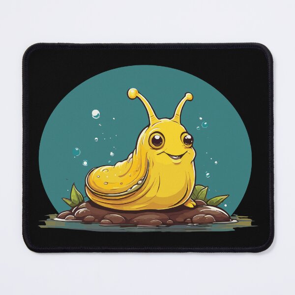 Item preview, Yellow banana slug. Cute little slug. designed and sold by twisted-dot.