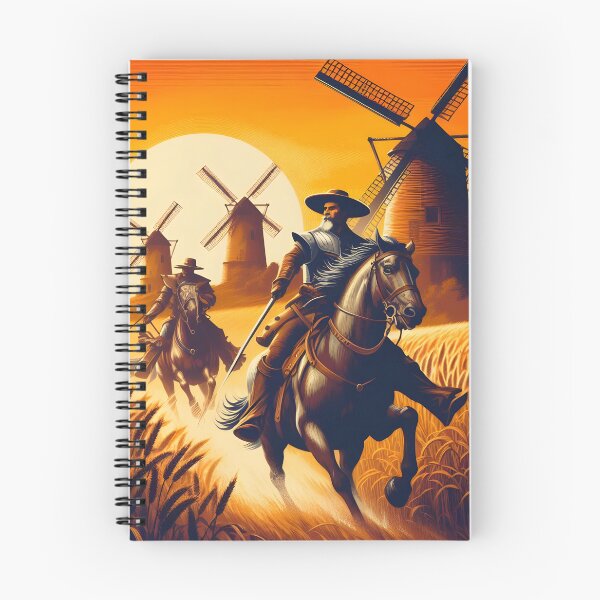 Item preview,  Don Quixote Attacking Windmills designed and sold by ClassicRetroism.