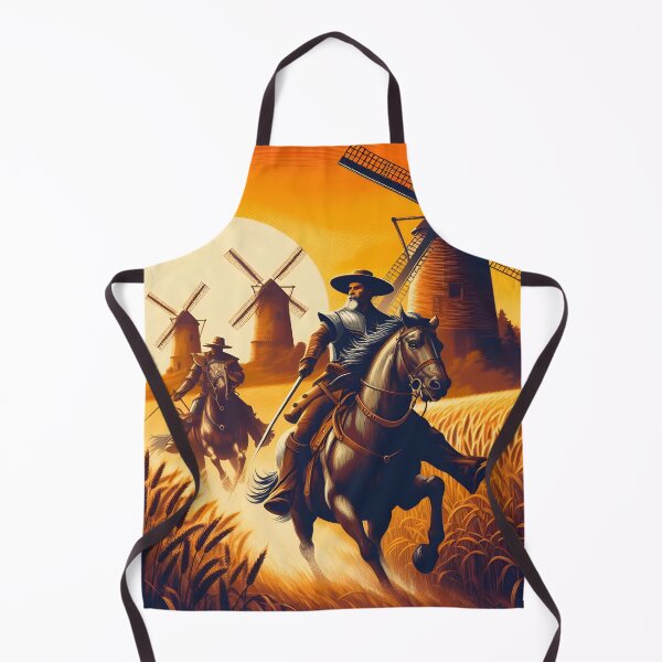 Item preview, Don Quixote Attacking Windmills designed and sold by ClassicRetroism.
