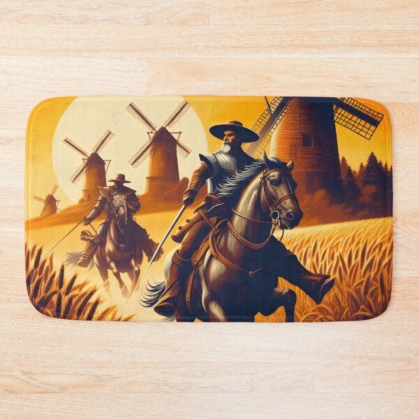 Item preview,  Don Quixote Attacking Windmills designed and sold by ClassicRetroism.