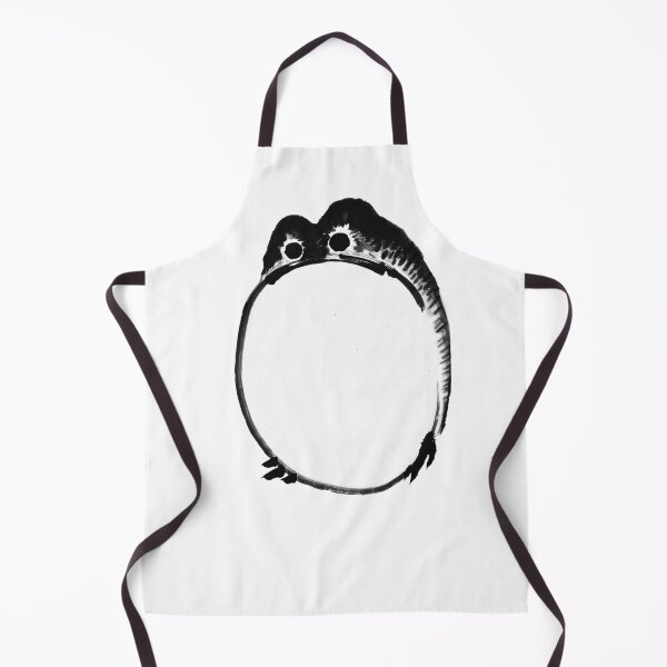 Item preview, Inky Black and White Edition of the Famous Unimpressed Grumpy Hoji Frog Meme designed and sold by EmeraldeaArt.