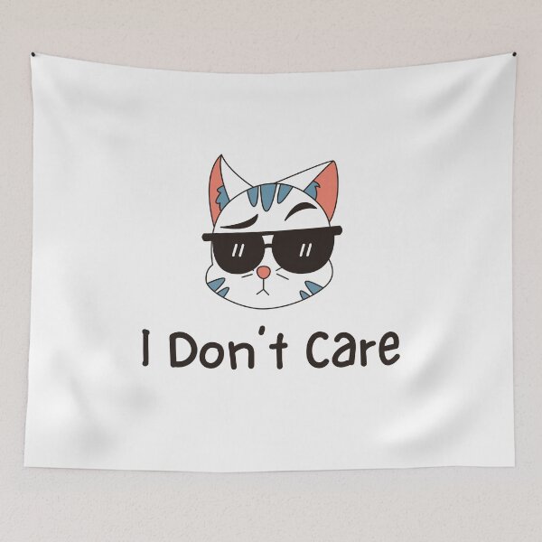Item preview, I Don't Care designed and sold by MoaaStore.
