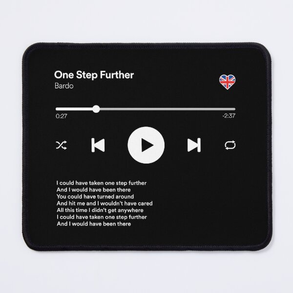 Item preview, One Step Further -  Bardo - Eurovision 1982 - United Kingdom / Media Player Interface Mockup designed and sold by Vision-Tees.