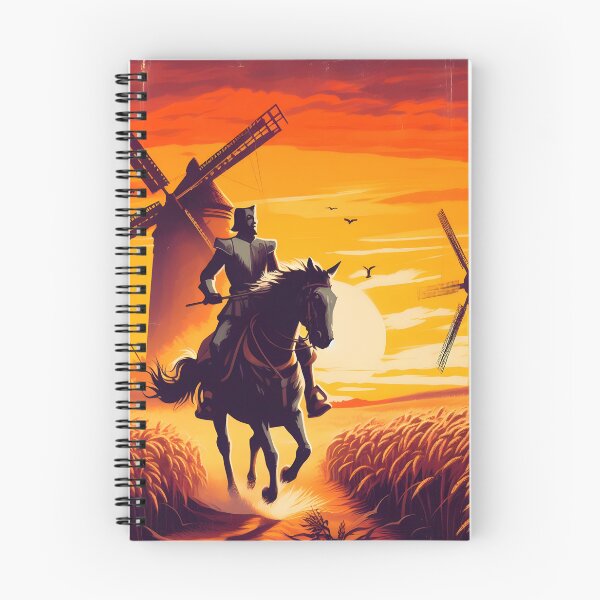 Item preview, Don Quixote Attacking Windmills designed and sold by ClassicRetroism.