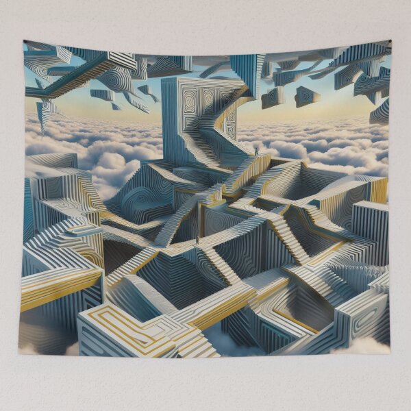 Item preview, Skyward Steps - Optical Illusion - home decor designed and sold by crea8iveway.
