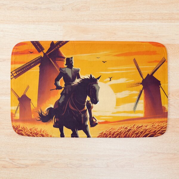 Item preview, Don Quixote Attacking Windmills designed and sold by ClassicRetroism.
