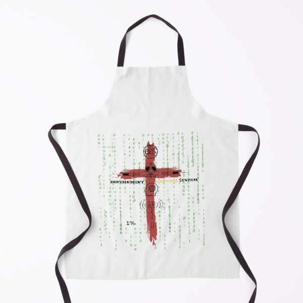 Item preview, Conspiracy Anti-Establishment Matrix Cross Graphic Print  designed and sold by Iiswaz.