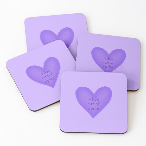 Item preview, Alive out of spite purple heart designed and sold by wonderxwander.