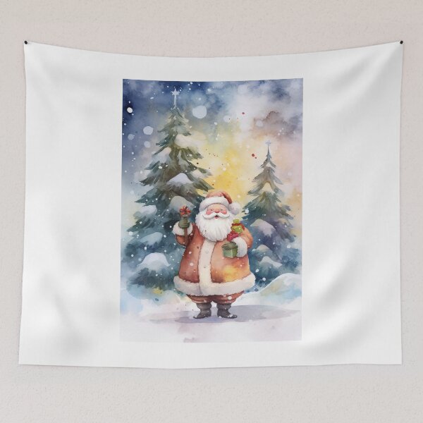 Item preview, Santa Claus watercolor gift designed and sold by Mickeymouse2023.