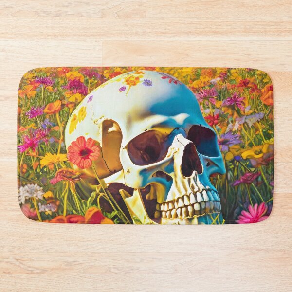 Item preview, Memento Mori: Skull on a spring meadow designed and sold by polemon.