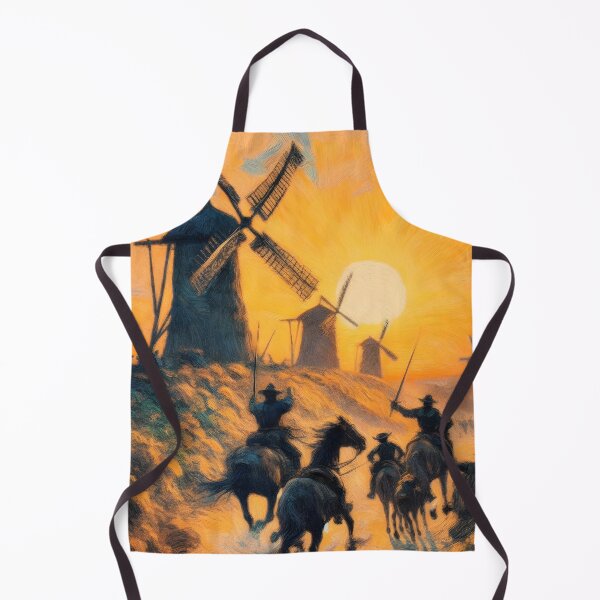 Item preview, Don Quixote Attacking Windmills designed and sold by ClassicRetroism.