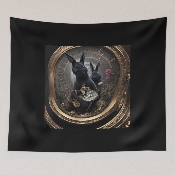 Item preview, Down the Rabbit Hole: Rabbits and Roses designed and sold by ZION-E-Store.